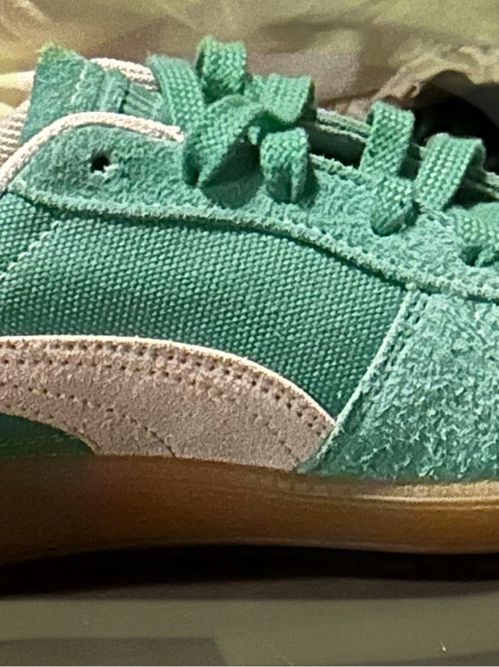 Puma Teal and White Women's Athletic Sneakers
